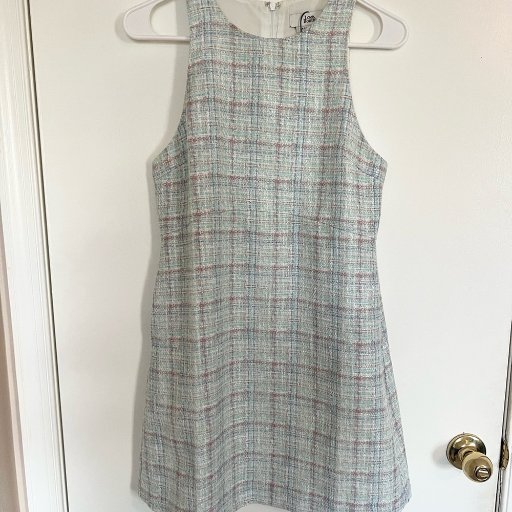 Love, Bonito Tweed Shift Dress